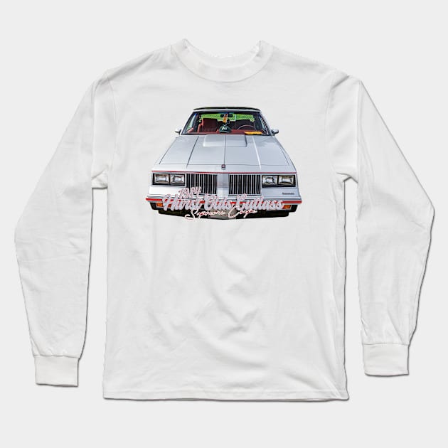 1984 Hurts Olds Cutlass Supreme Coupe Long Sleeve T-Shirt by Gestalt Imagery